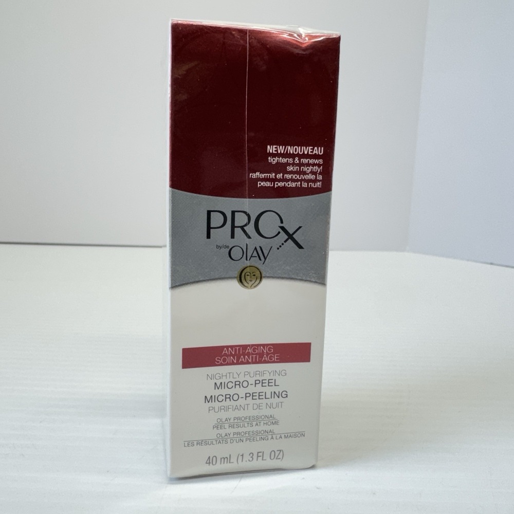 Olay ProX nightly purifying micro-peel 1.3 oz Anti Aging New In Box